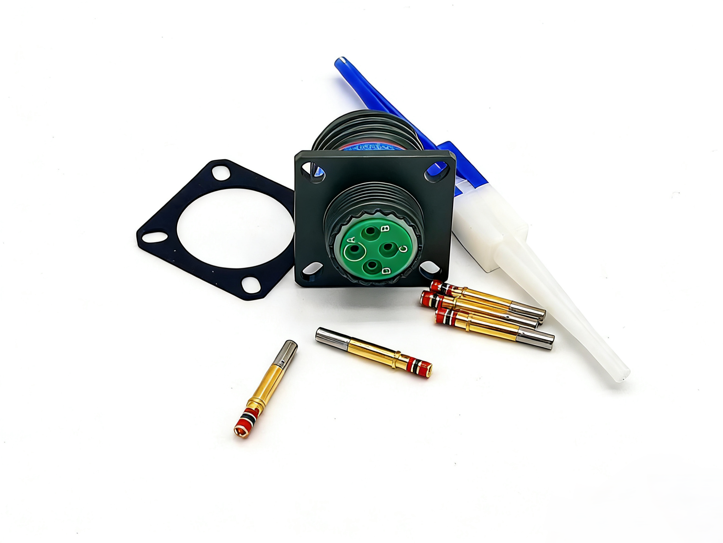 D38999/20WC04SN Wall Mount Circular Receptacle